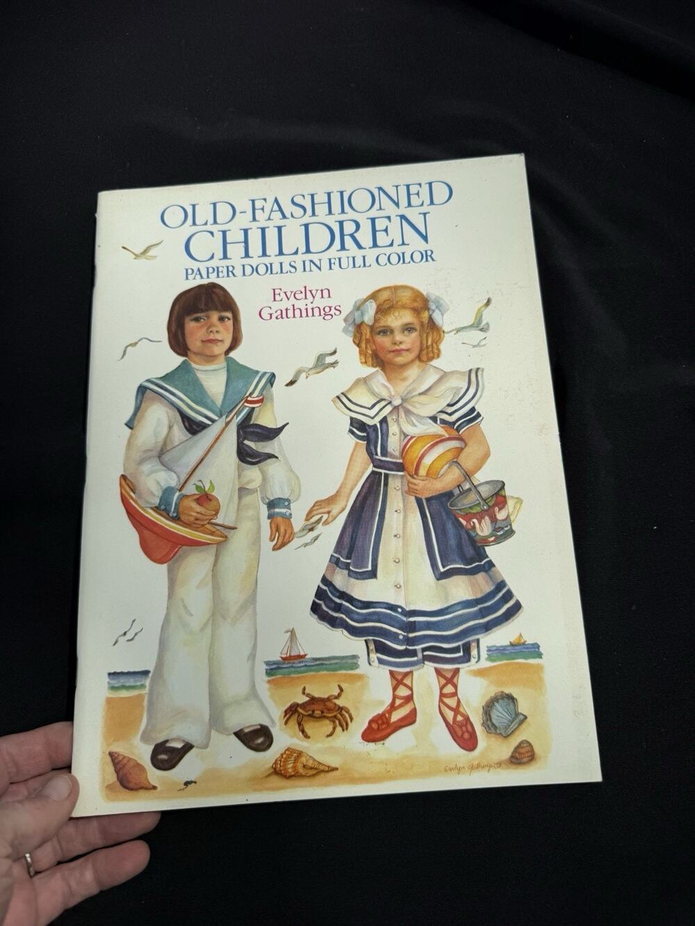1989 Dover Old-Fashioned Children Paper Dolls Full Color Evelyn Gathings UNCUT